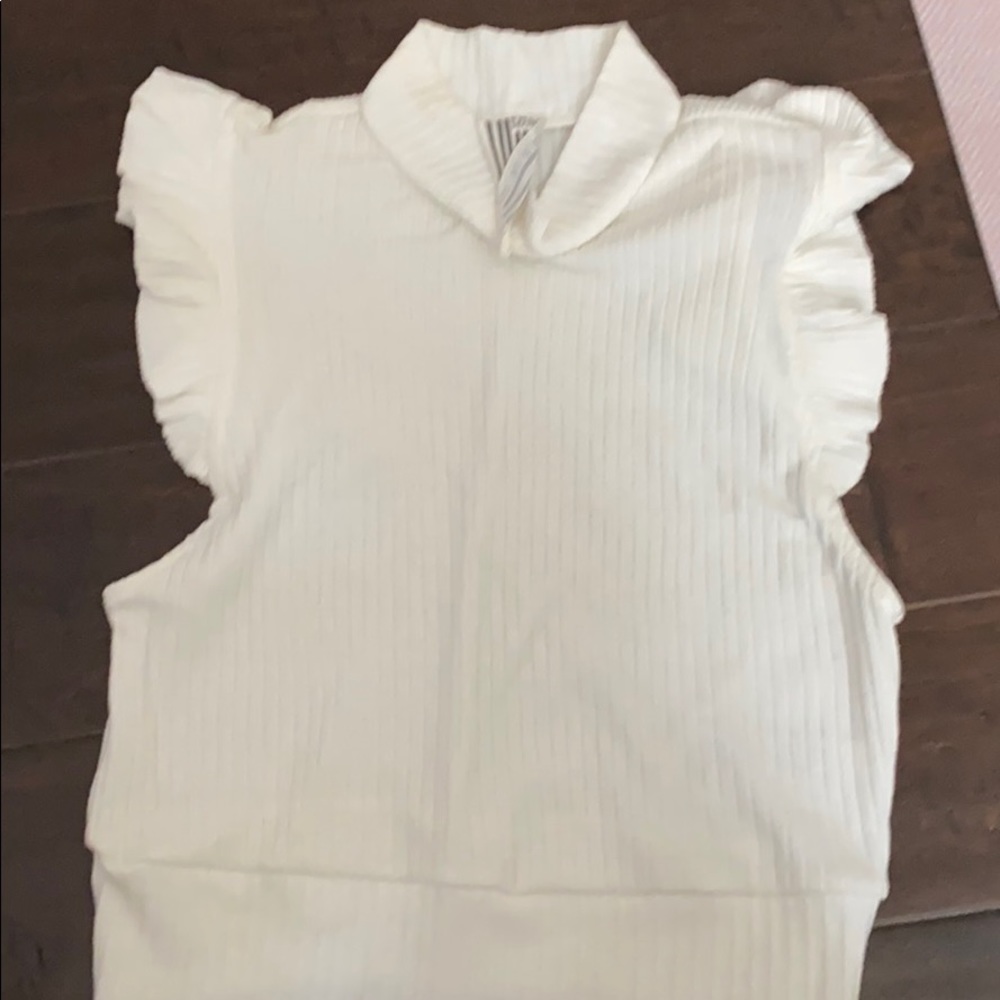 Free people ruffle sleeve top